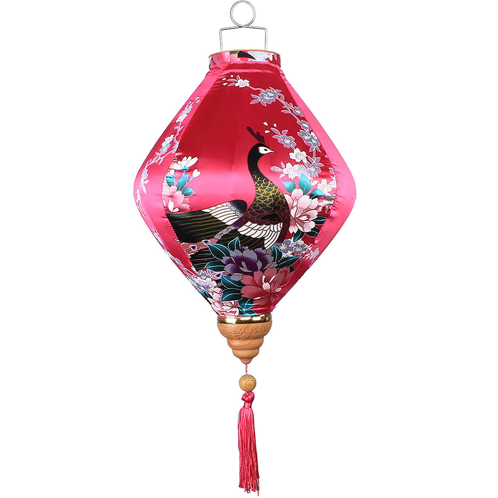 Lampion en Soie Rose