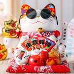 Chat Chinois qui Bouge le Bras - Vignette | Trésors de Chine