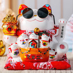 Chat Chinois Porte Bonheur qui Bouge la Patte - Vignette | Trésors de Chine