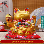 Chat Chinois Solaire Porte Bonheur - Vignette | Trésors de Chine