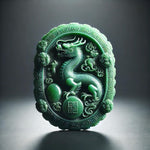 Statue Chinoise en Jade - Vignette | Trésors de Chine