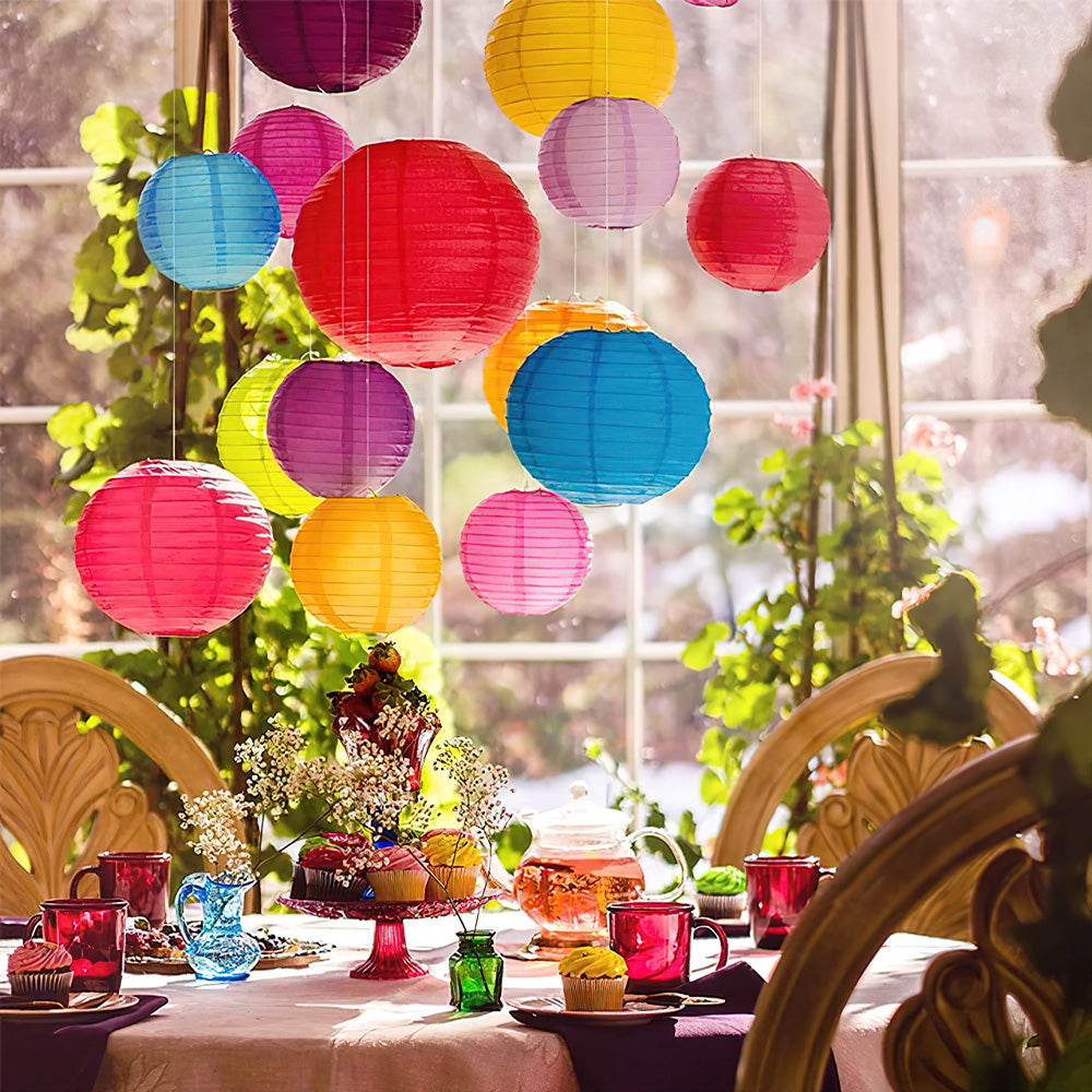 Décoration Lampion Rose
