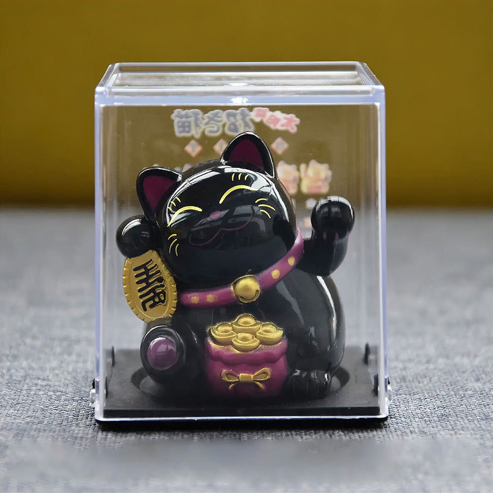 Figurine Chat Chinois Noir