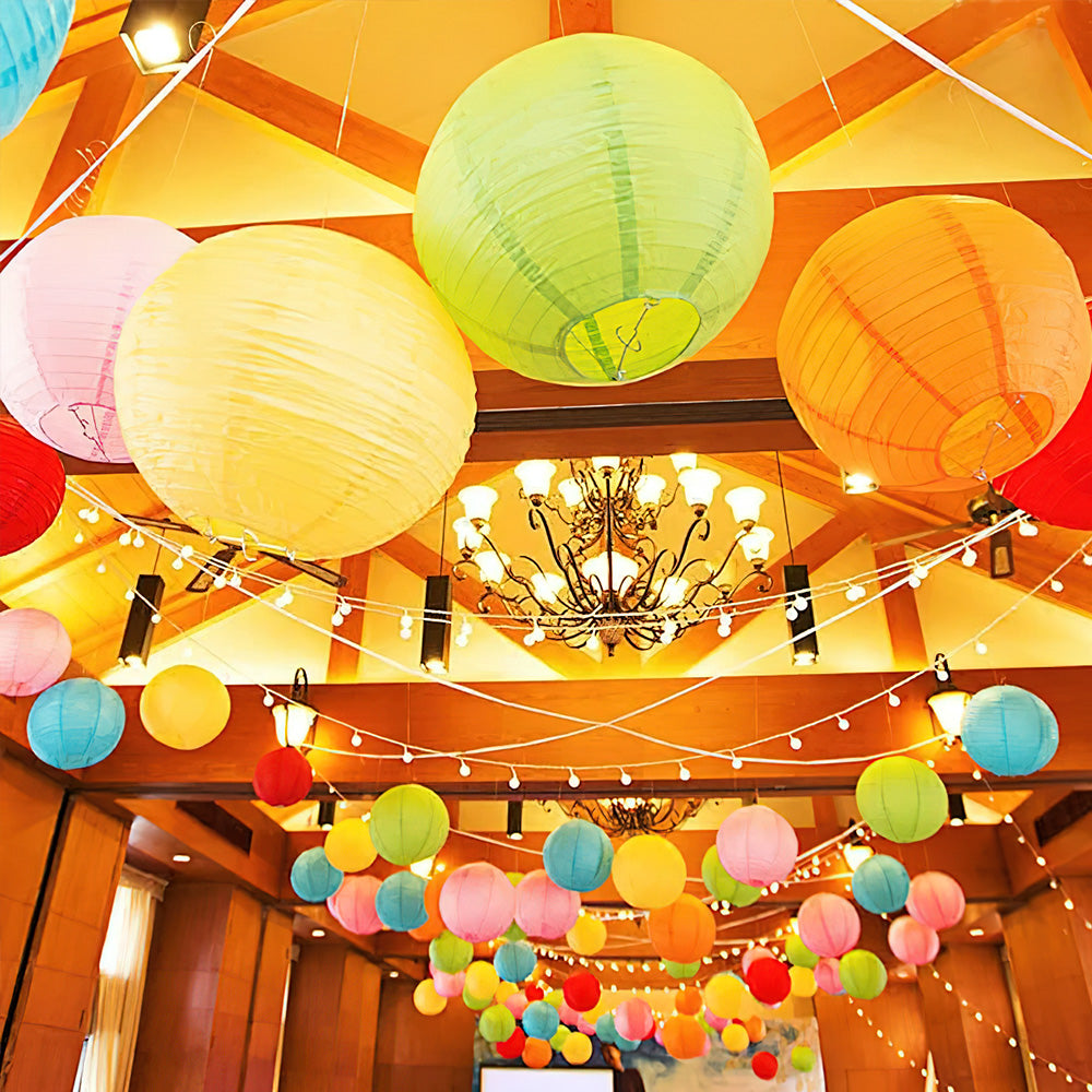 Guirlande Lampion Vert Menthe