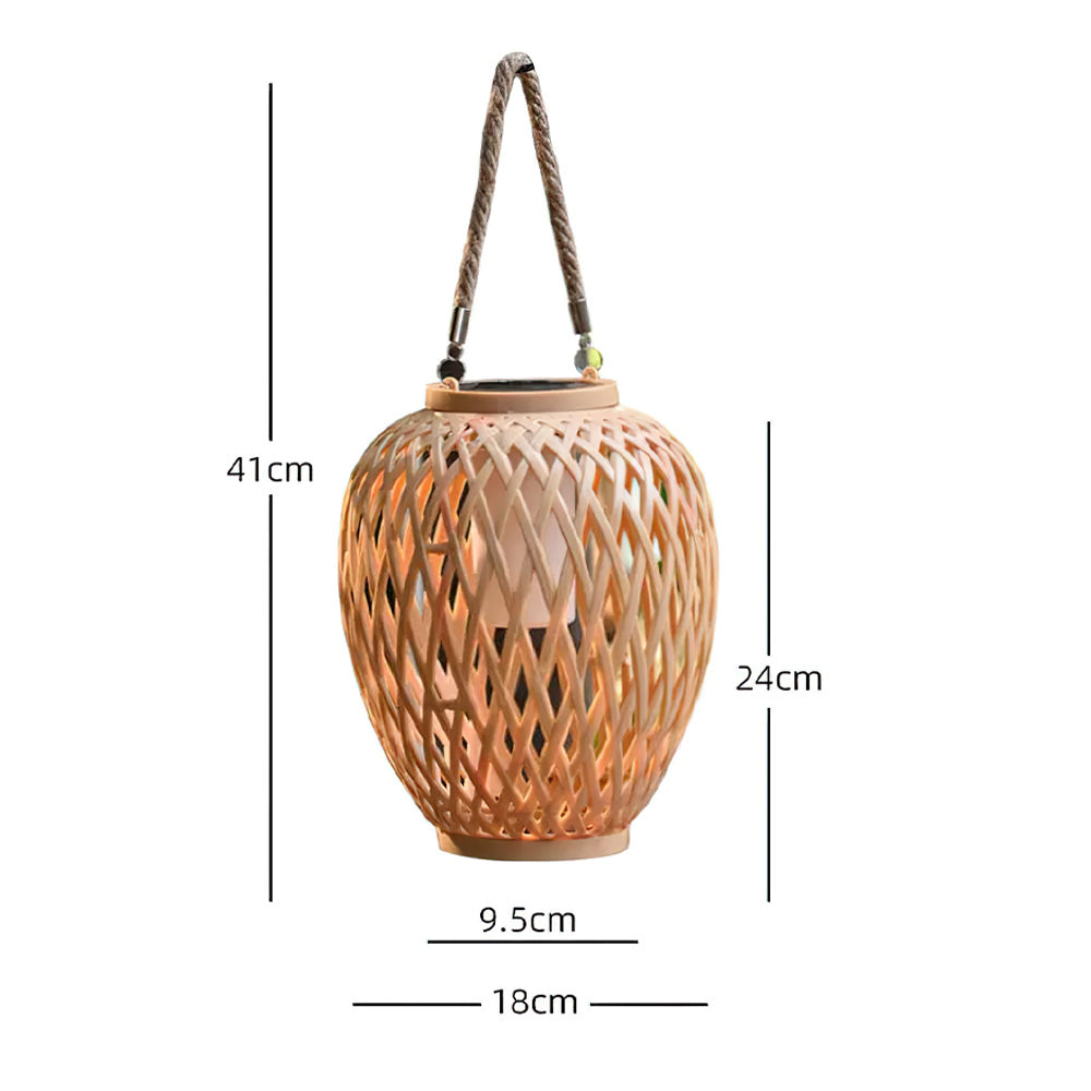 Lampion en Bambou de 24 cm