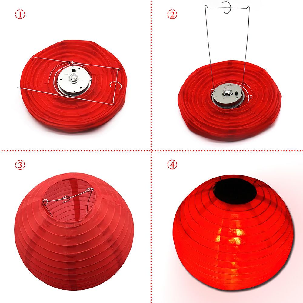 Lampion Ecologique Montage