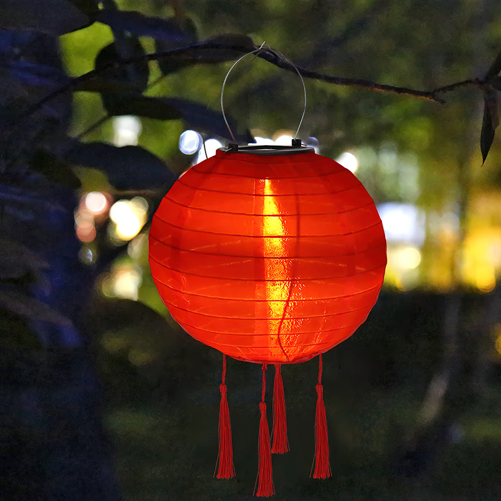 Lampion Rouge d'Extérieur