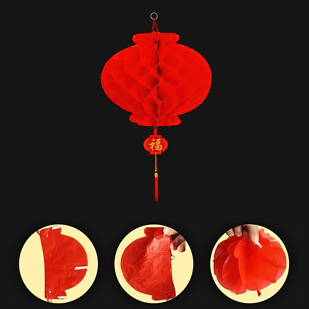 Lampion en Papier Pliable