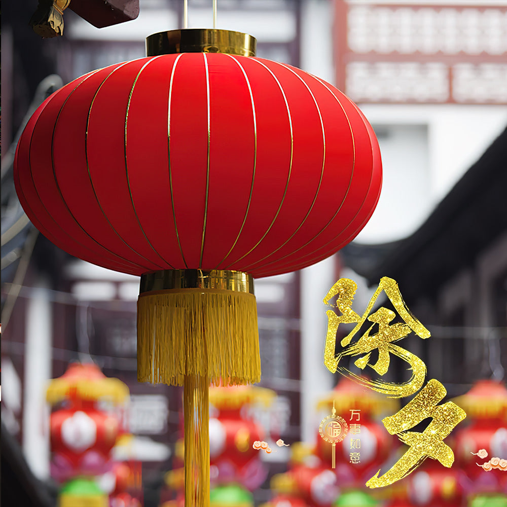 Lampion Rouge et Or