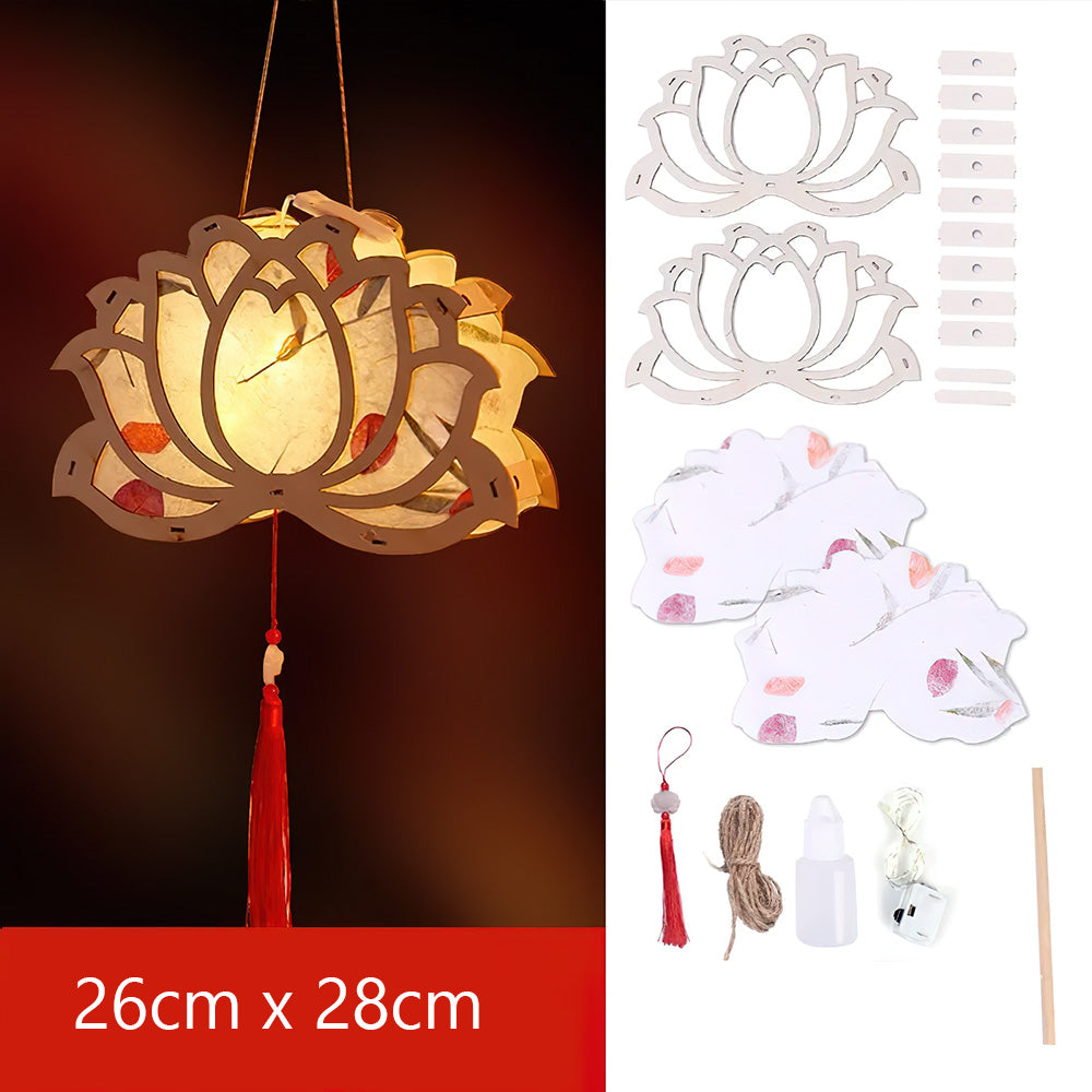 Lampion en Lotus à Fabriquer