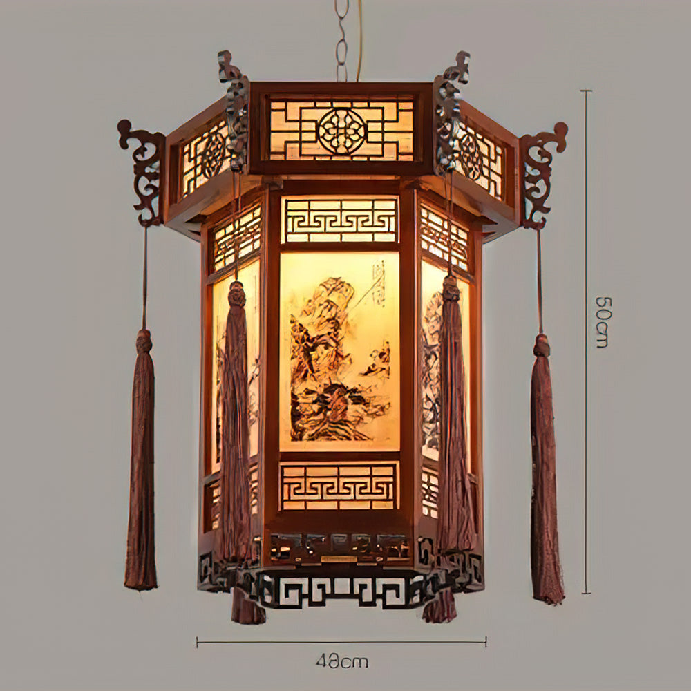 Lampion à Motif