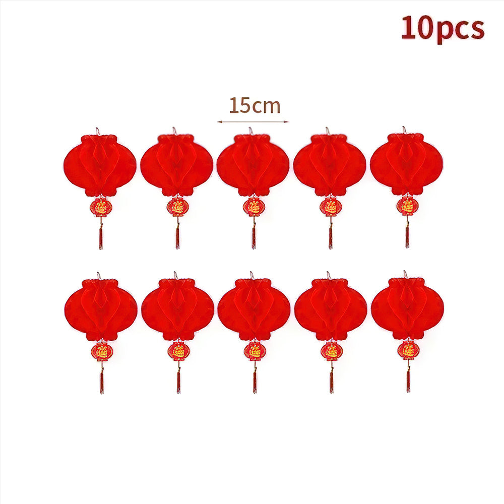 Lot Lampion Nouvel An 15 cm