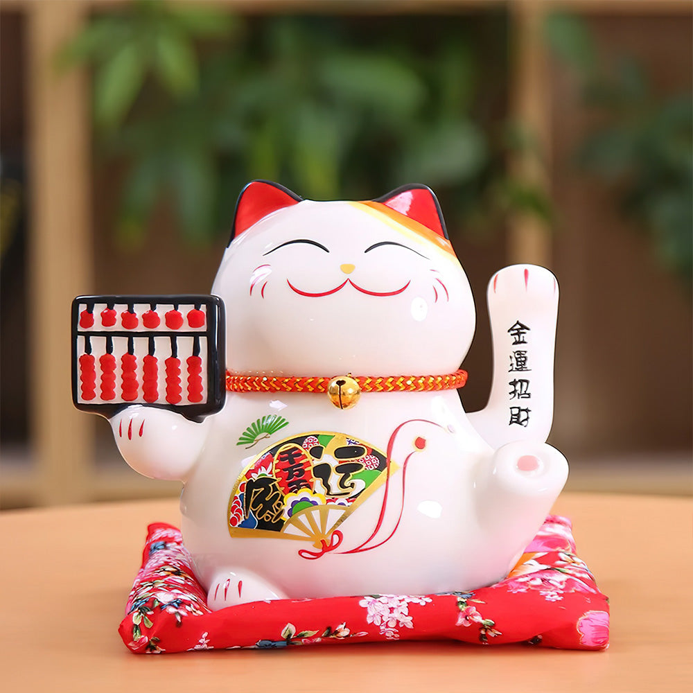 Chat Chinois en Céramique