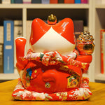 Chat Chinois Rouge - Vignette | Trésors de Chine