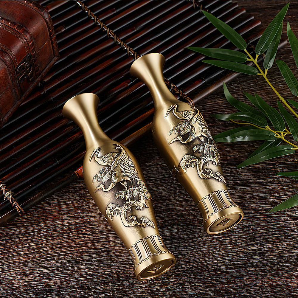 Paire de Vase Asiatique en Laiton