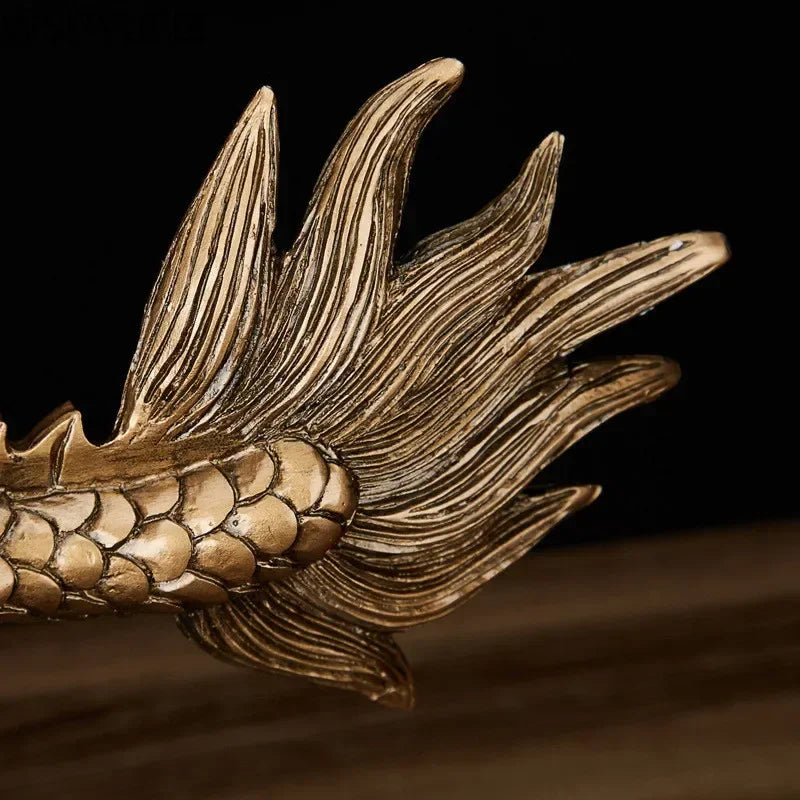 Porte Bonheur Chinois Dragon Ancien