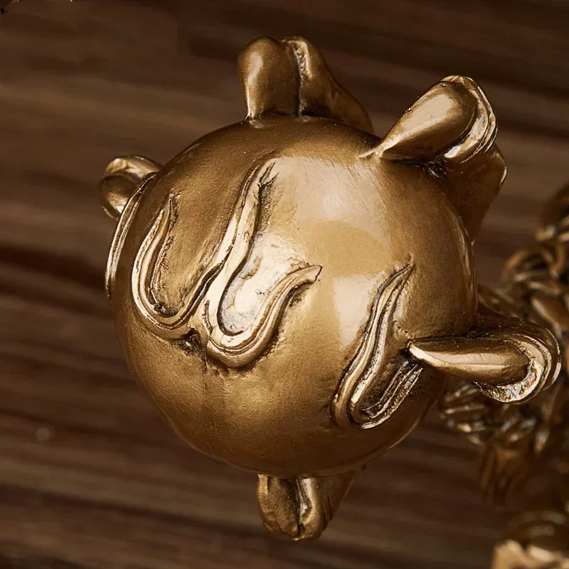 Porte Bonheur Chinois Dragon Bronze