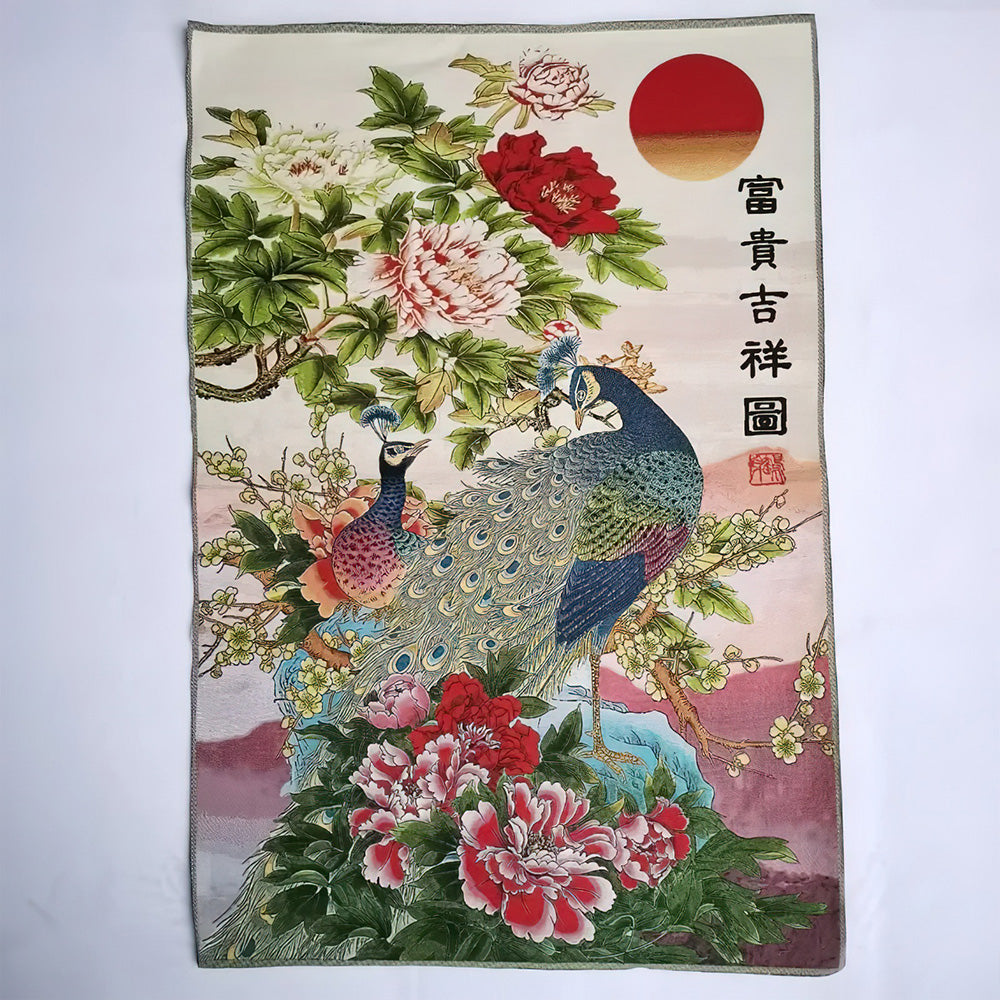 Tableau Asiatique Brodé