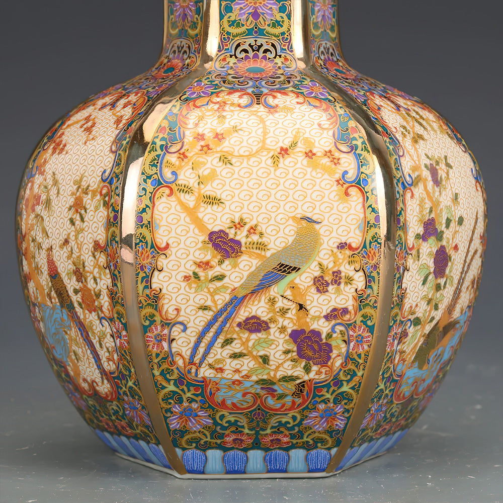 Vase Asiatique Antique Rond