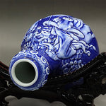 Vase Chinois avec Relief - Vignette | Trésors de Chine