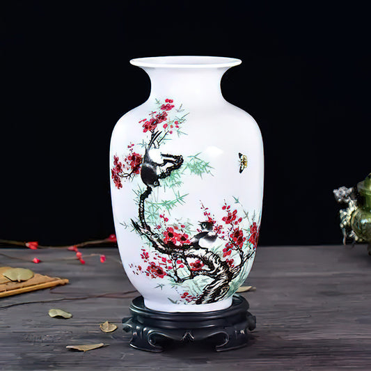 Vase Asiatique en Céramique