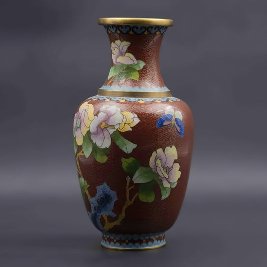 Vase Asiatique Cloisonné
