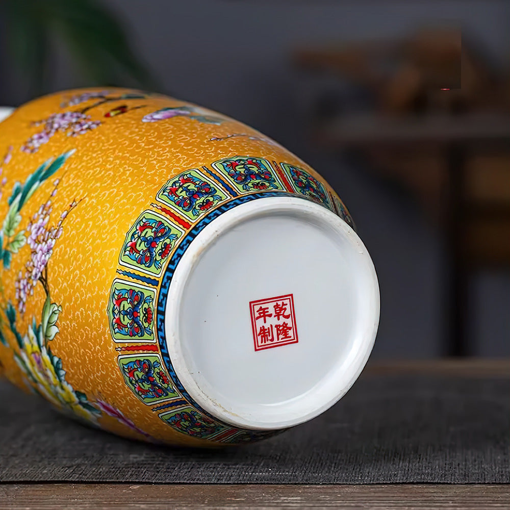 Vase Asiatique avec Signature