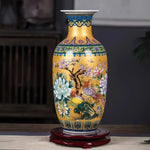 Vase Chinois Doré - Vignette | Trésors de Chine