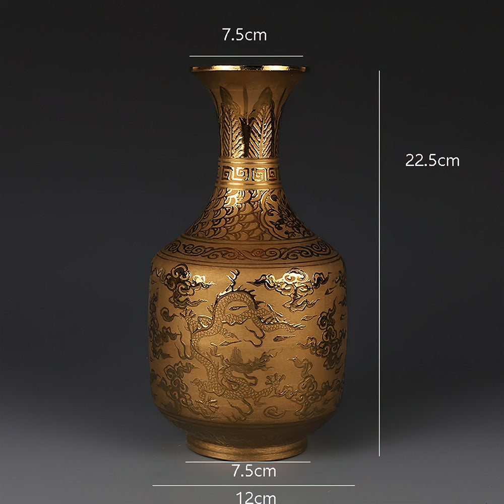 Vase Asiatique Dynastie Ming de 22,5 cm