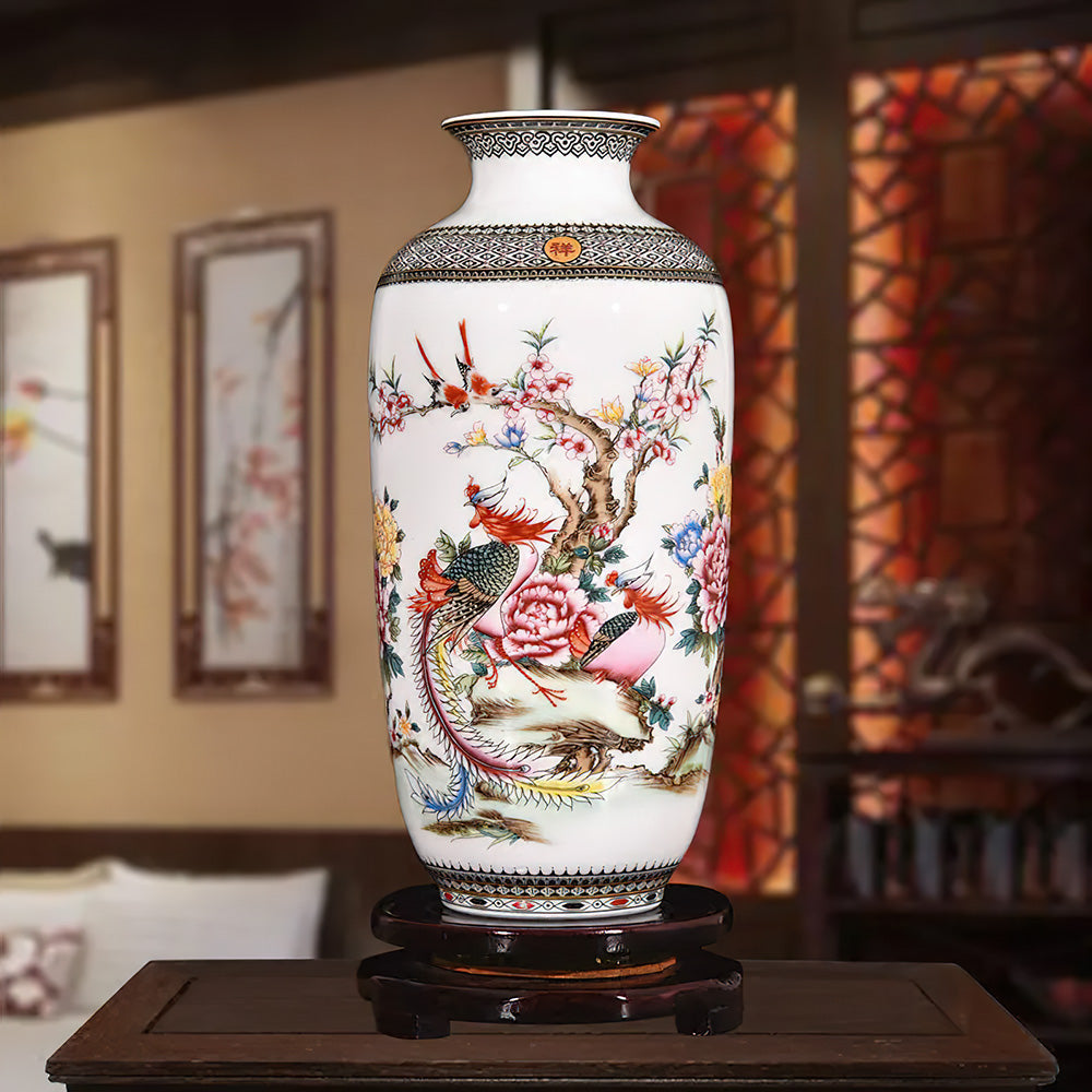 Vase Asiatique de Grande Taille