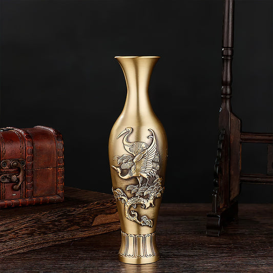 Vase Asiatique en Laiton