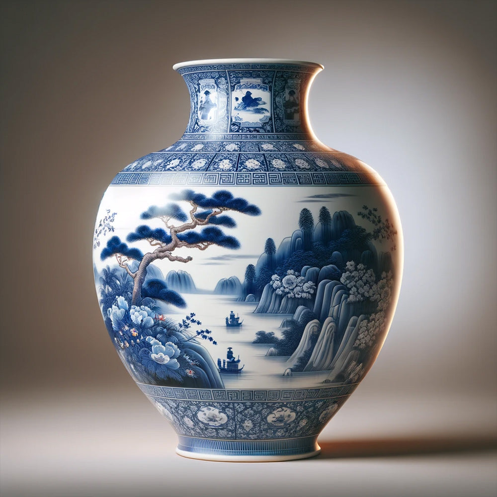 Vase Asiatique Nankin