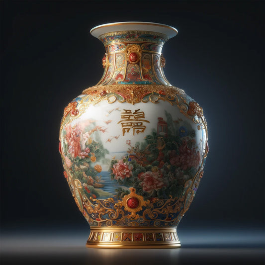 Vase Asiatique Royal Satsuma