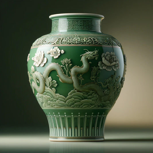 Vase Asiatique Période Verte