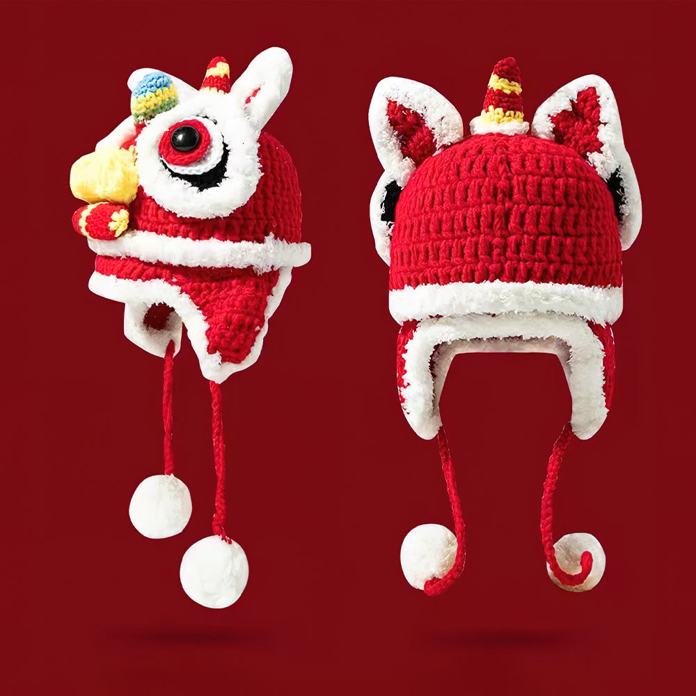 Chapeau Chinois pour Bébé Rouge
