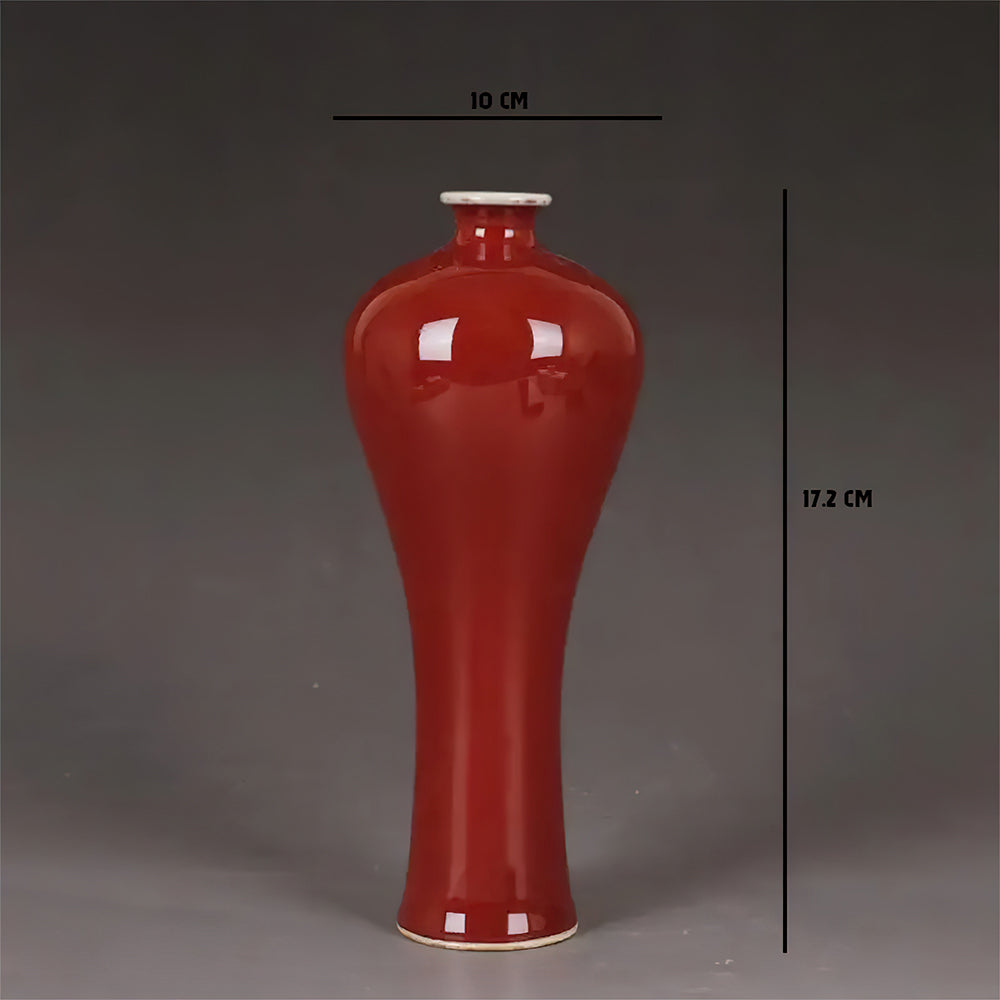 Grand Vase Asiatique Sang de Boeuf 