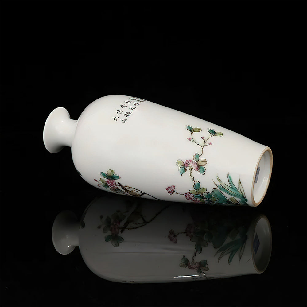 Grand Vase Asiatique Signé 