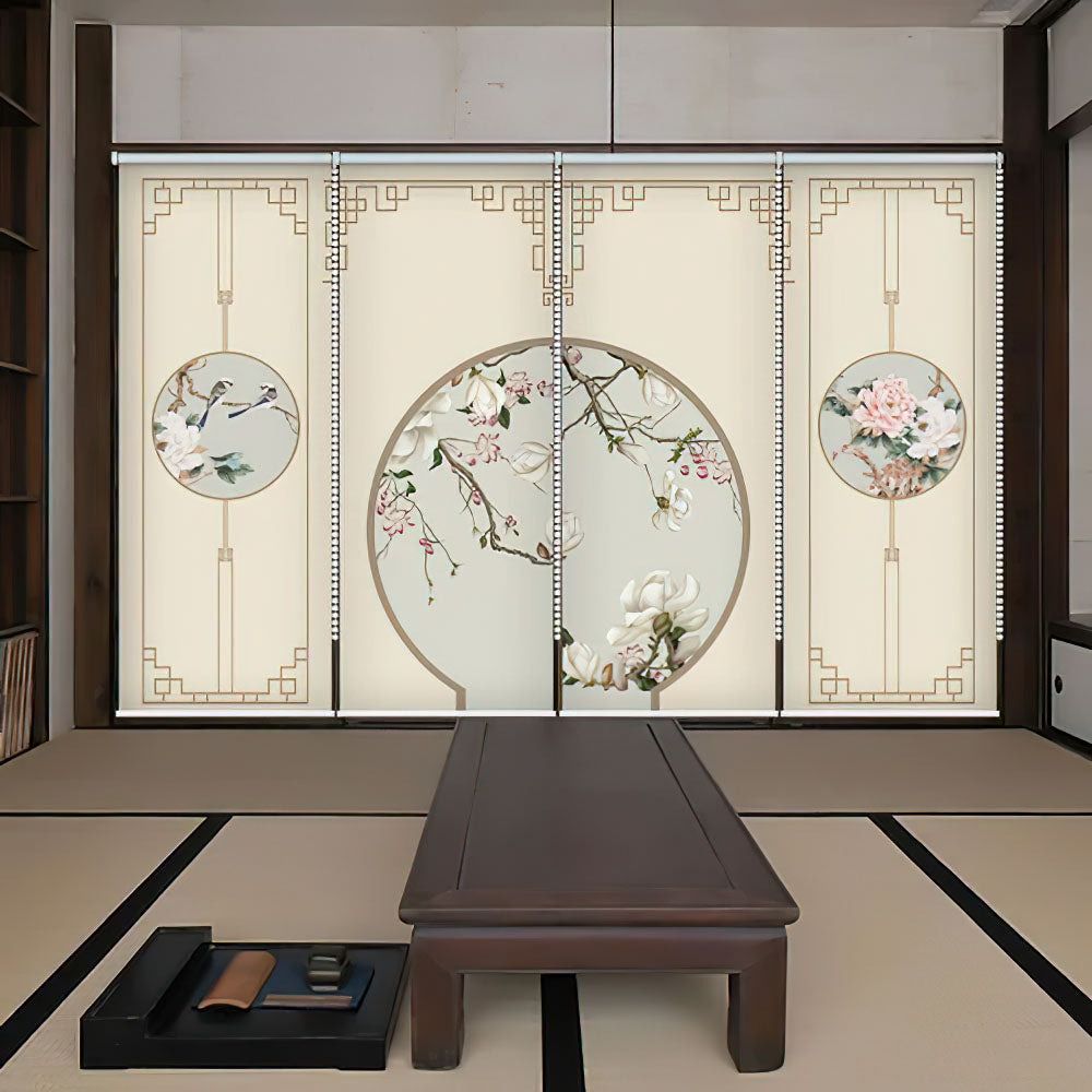 Rideau Chinois Coulissant Moderne