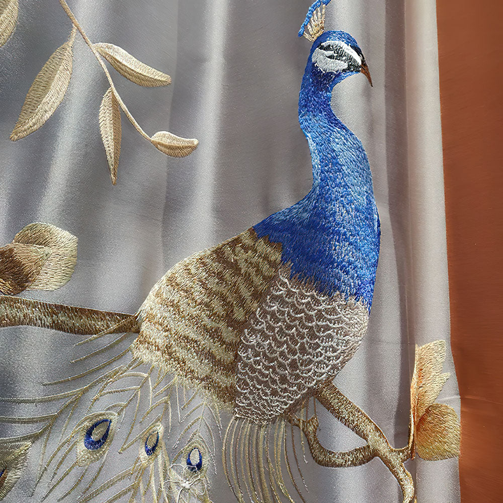 Rideau Motif Chinois Traditionnel