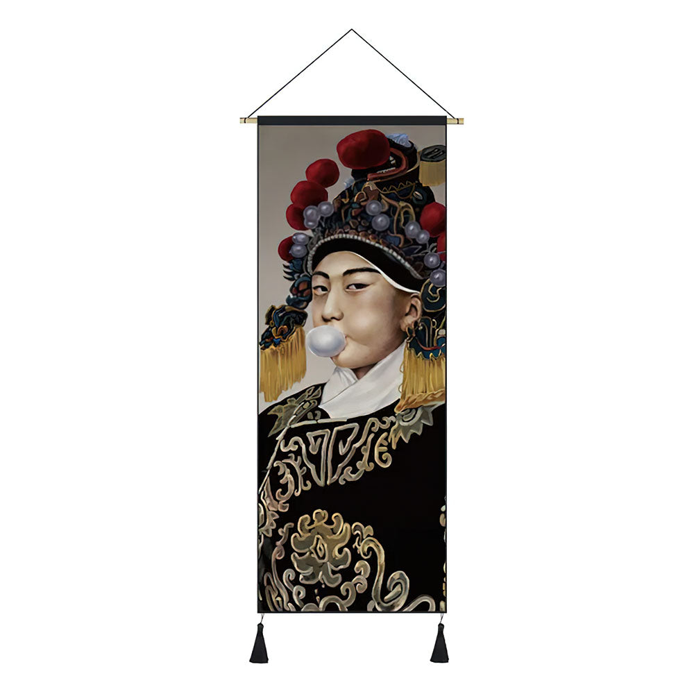 Tableau Visage Asiatique Tradtionnel