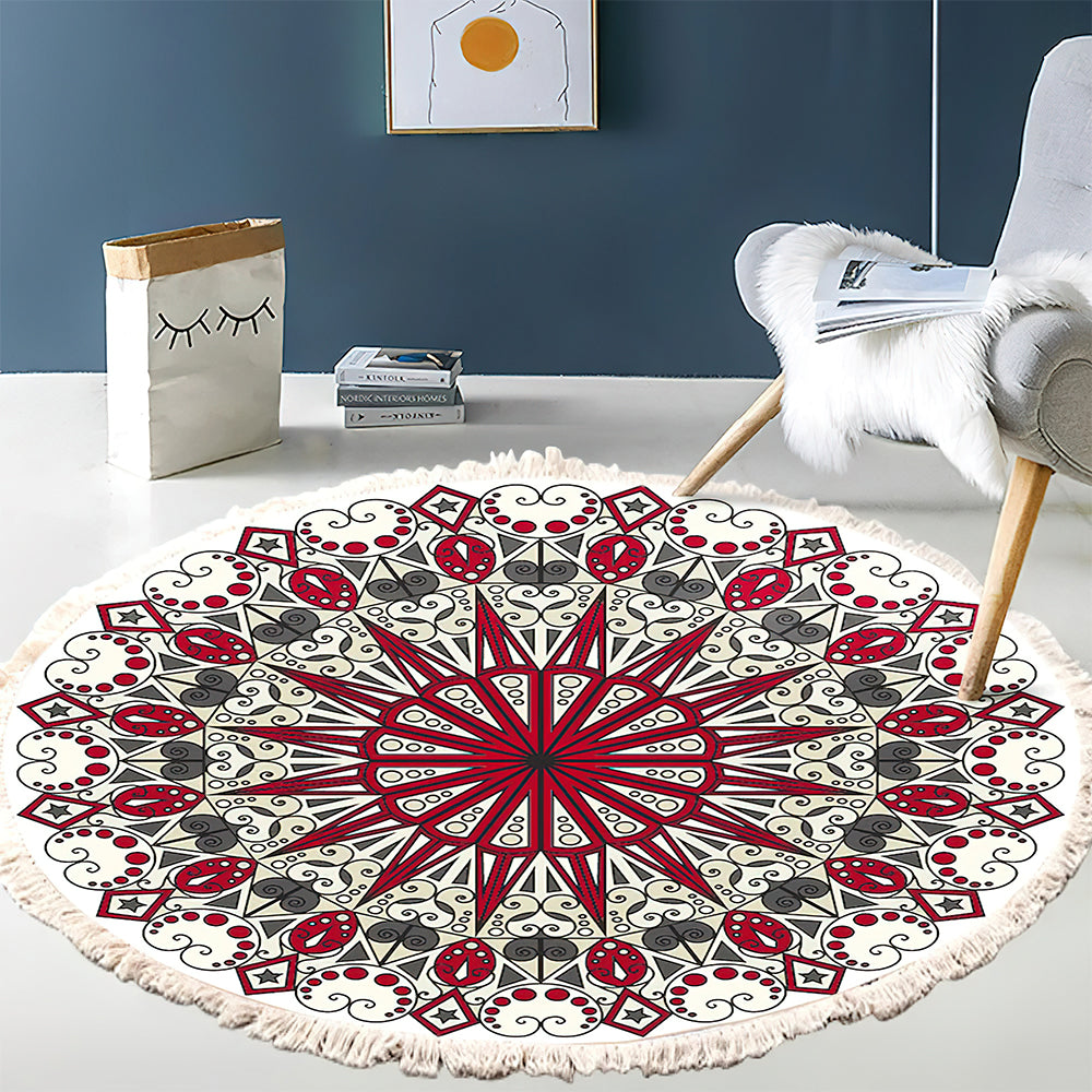 Tapis Asiatique Fait Main en Laine