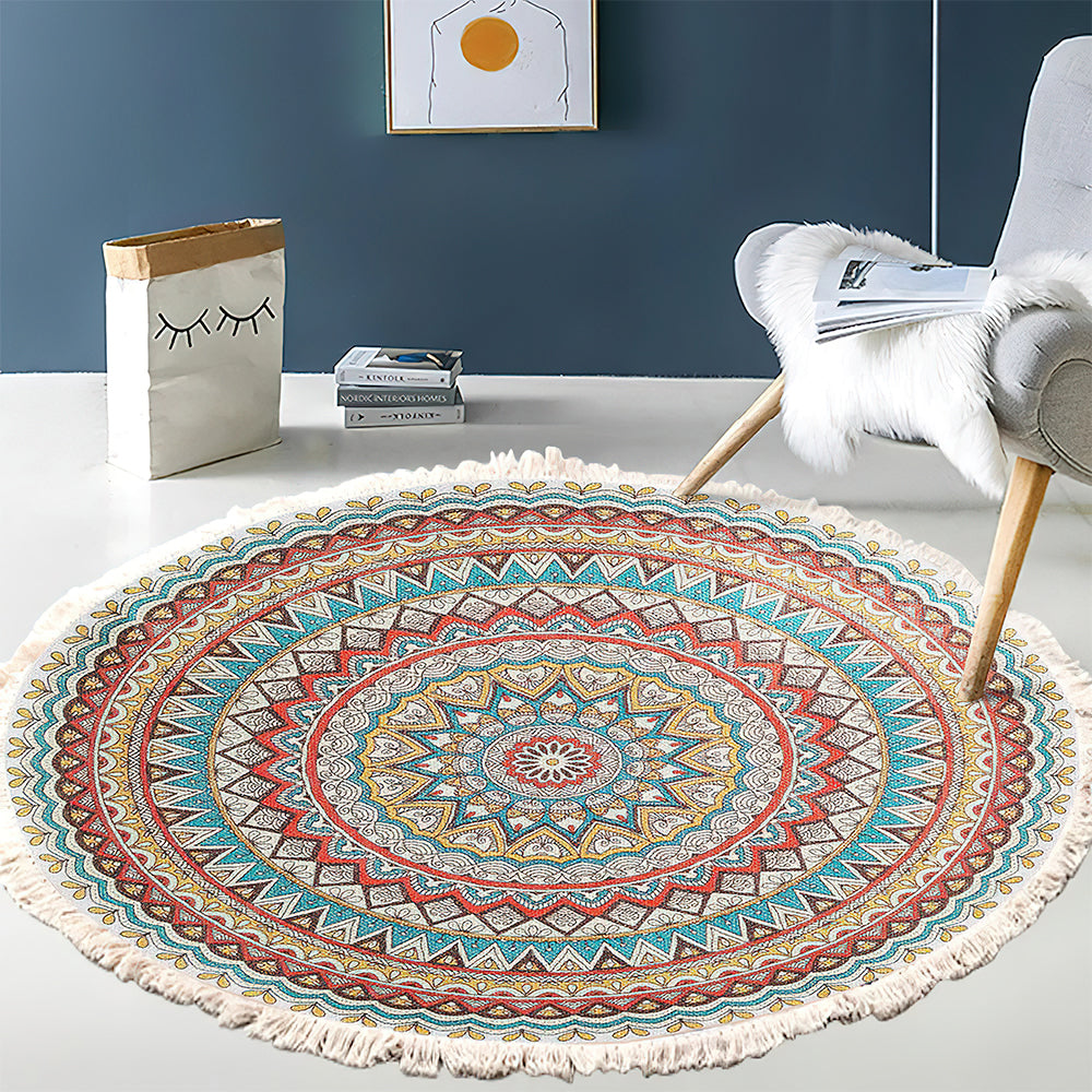 Tapis Asiatique Fait Main Vintage