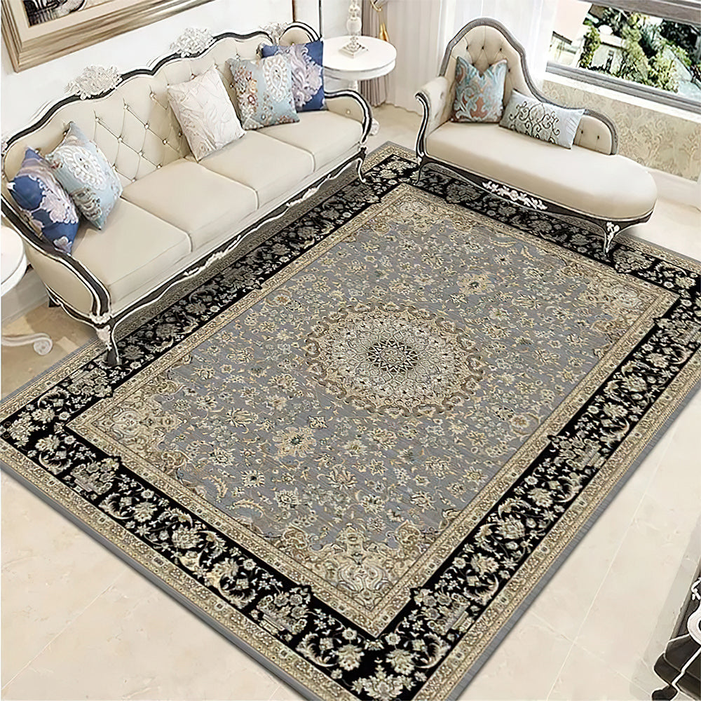 Tapis Asiatique Gris