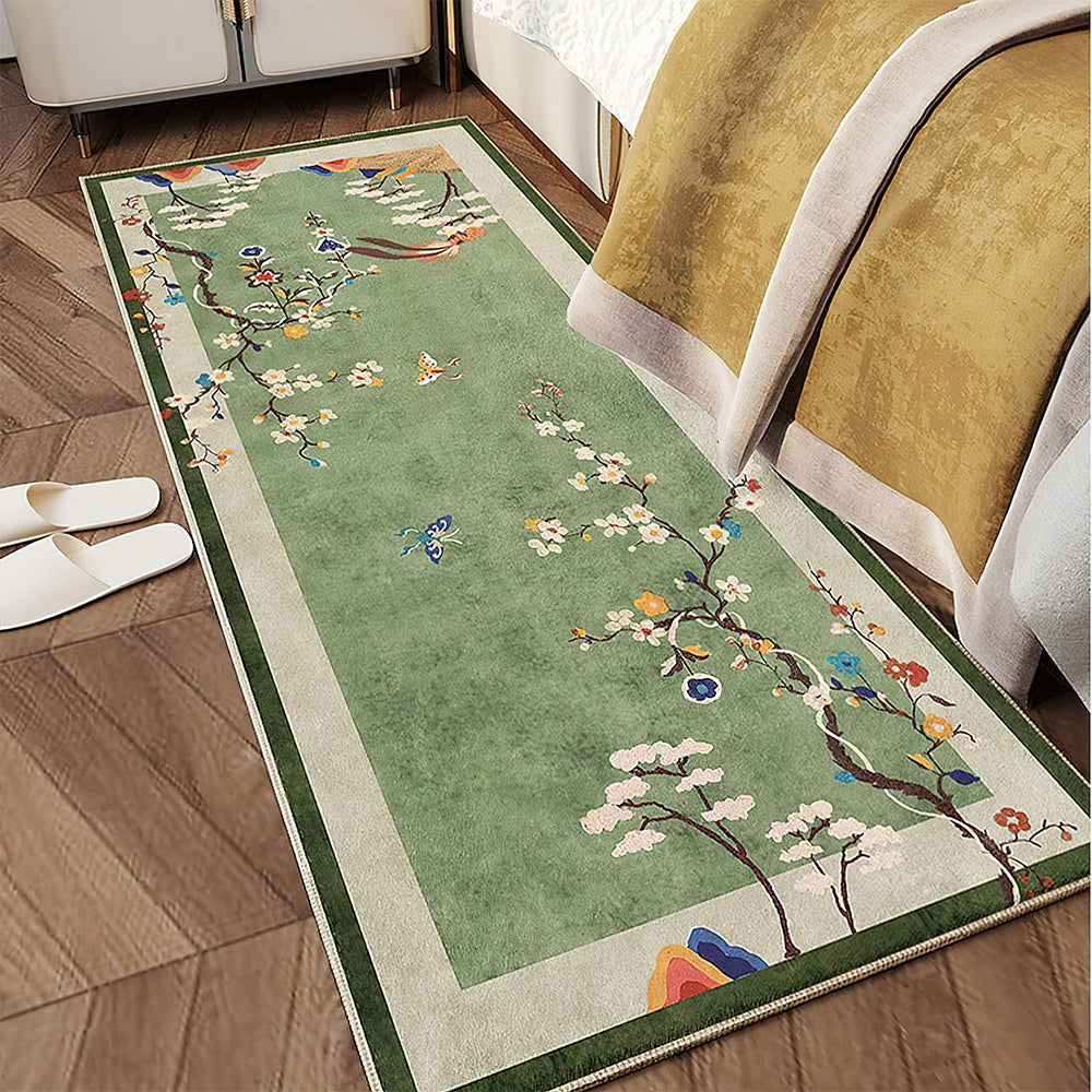 Tapis Asiatique Vert