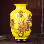 Vase Chinois Jaune - Vignette | Trésors de Chine