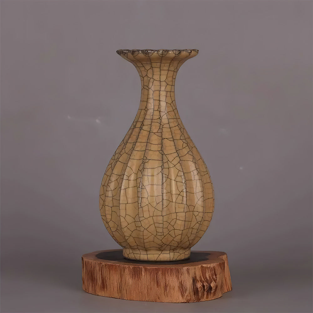 Vase Asiatique Marron 