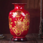 Vase Chinois Rouge - Vignette | Trésors de Chine