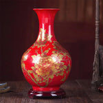 Vase Chinois Rouge - Vignette | Trésors de Chine