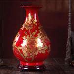 Vase Chinois Rouge - Vignette | Trésors de Chine