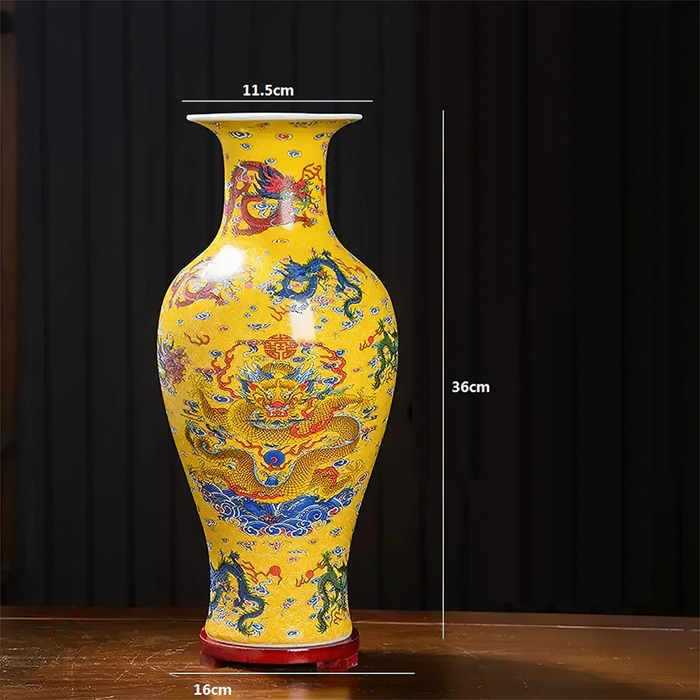 Vase Asiatique XXL Dragon